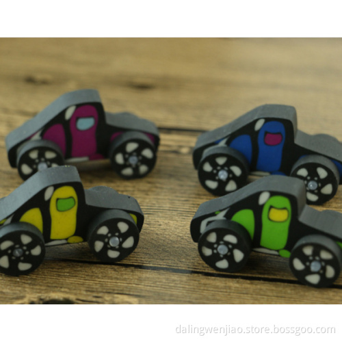 Car Shaped Printing 2D Artist Eraser